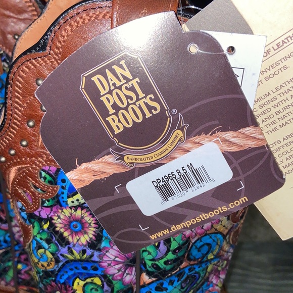 🤩HP🤩 Ladies Dan Post Boots NWT Size 8.5 - Picture 3 of 11